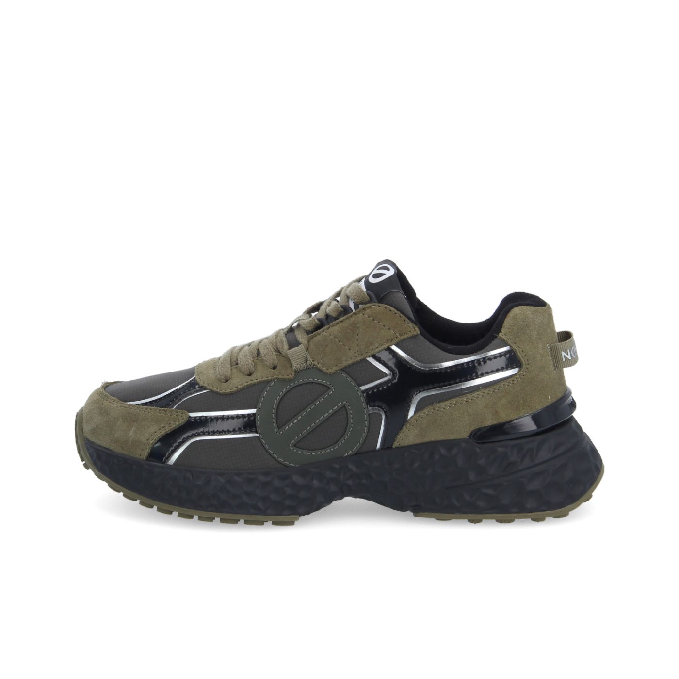 CARTER 2.0 RUNNER M - NYLON/SDE/SHINE - GRIGIO/VERDE CACHI/NERO